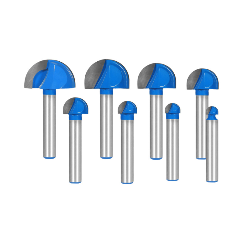 Round nose router bits for smooth rounded grooves in wood Round Nose Router Bit for Round Groove - Image 1