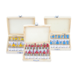 Multi‑Piece Router Bit Set Woodworking Cutting Kit