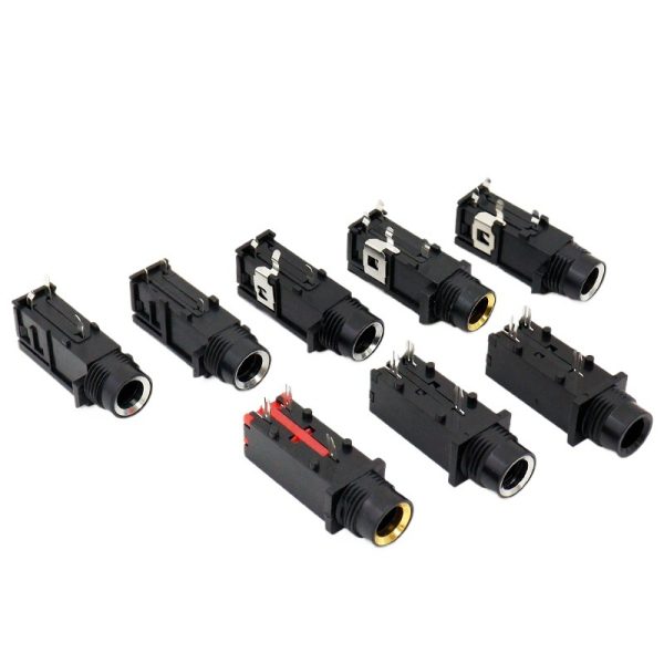 PJ-212A SMD Headphone Socket Waterproof 3-Pin Audio Female Connector 3.5mm Headphone SMD Socket