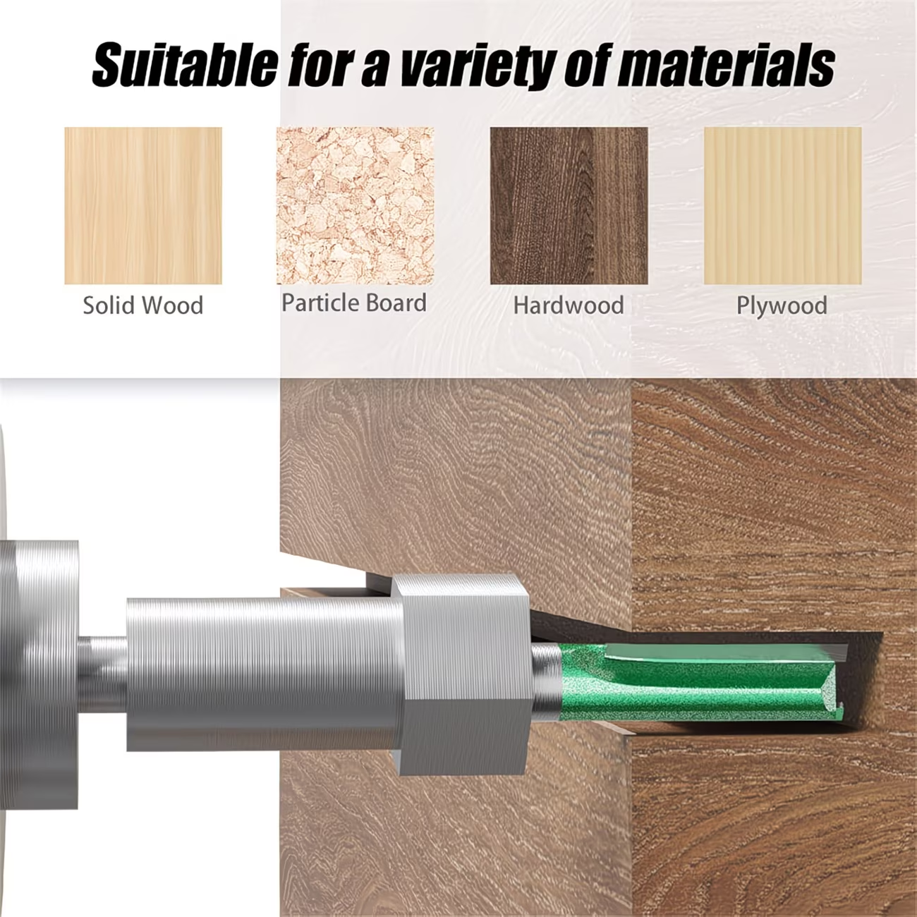 Custom profile carbide router bits for CNC woodworking millwork production