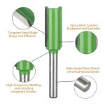 7Pcs Double‑Flute Straight Carbide Router Bit Set - Image 5