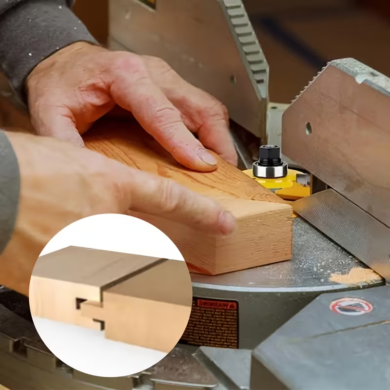 `Comparison view of high‑quality vs low‑quality router bit details`