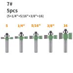 Ball Bearing T-Slot Router Bit, 8mm Shank Woodworking Groove Cutter for Wood Trimmer - Image 2