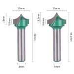 8mm Shank V‑Tip Carving Router Bit, CNC Woodworking Groove Decorative Milling Cutter - Image 2