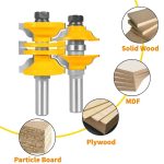 Adjustable Solid Wood Tenon Router Bit, One-Shot Forming Door & Cabinet Panel Carbide Woodworking Router Bit - Image 2