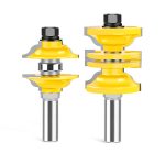 Adjustable Solid Wood Tenon Router Bit, One-Shot Forming Door & Cabinet Panel Carbide Woodworking Router Bit