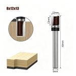 Bearing Straight Cutter Woodworking Trimming Router Bit with Top Bearing, 8mm Shank - Image 4
