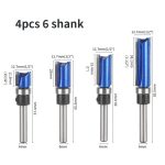 straight router bits carbide set for grooving and slotting