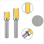 Flush Trim Router Bit, Bearing‑Guided 8mm Shank 12.7mm Dia 2‑Flute Carbide Woodworking Trimming Bit - Image 3