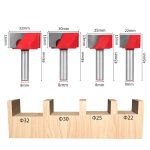 Bottom Cleaning Router Bit, 10‑32mm Cutting Diameter CNC Woodworking Grooving Flat Bottom Cutter - Image 2