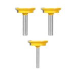 Drawer Lock Woodworking Router Bit, 8/12mm Shank Drawer Tenon Bit for Cabinet Joint Machining