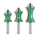8 Shank Flat Bottom Arc Router Bit, Woodworking Grooving Cutter for Plank Routing