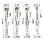 Wood drill bits: hex shank three-in-one wood drill bit for clean holes