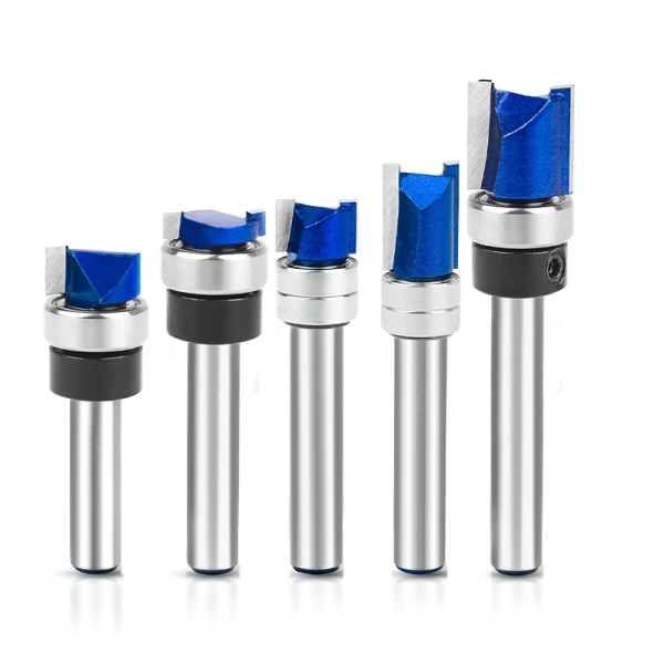 CNC engraver dedicated router bit imperial bearing‑guided straight cutter for wood grooving processing