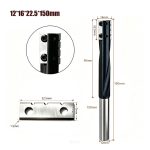 Indexable Chip‑Breaker Bottom Cleaning Router Bit, Tungsten Carbide Spiral Mortise Cutter for Door Lock Hole & Door Panel Router Machining - Image 3