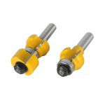Interchangeable Door Window Glue Joint Router Bit 2Pcs Set, Gate & Cabinet Door Frame Woodworking Milling Cutter - Image 3