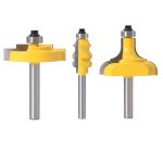 Interchangeable Door Window Glue Joint Router Bit 2Pcs Set, Gate & Cabinet Door Frame Woodworking Milling Cutter