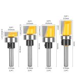 Large Diameter Bottom Cleaning Router Bit, Tungsten Carbide Grooving Cutter for Hand‑Held Trimmer Woodworking Surface Scraping & Slotting - Image 3