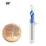 V Shape Carbide CNC Engraving Router Bit, For Acrylic PVC Wood Shop Sign Carving - Image 5
