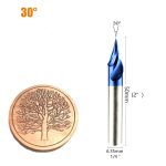V Shape Carbide CNC Engraving Router Bit, For Acrylic PVC Wood Shop Sign Carving - Image 6