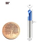 V Shape Carbide CNC Engraving Router Bit, For Acrylic PVC Wood Shop Sign Carving - Image 4