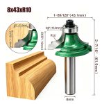 Type 2 Table Edge Router Bit, Tungsten Steel Wood Cutter for Tabletop Molding & Trimming - Image 2