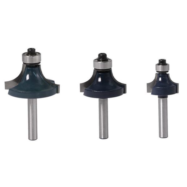 Premium Alloy Roundover Router Bit, Common R Radius Woodworking Cutter for Wood Trimming Machine