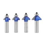 Professional‑Grade 45° Carbide Bevel Router Bit, Woodworking Bevel‑Edge Trimming Cutter for Trimming Machine