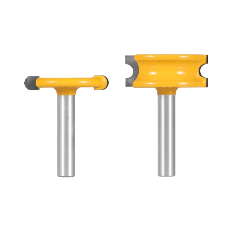 Radius glue joint router bit rounded T-type tenon woodworking cutter for wood panel splicing riveting (1) Radius Glue Joint Router Bit, Rounded T-Type Tenon Bit, Wood Panel Splicing & Riveting Woodworking Router Bit for Engraving Machine - Image 1