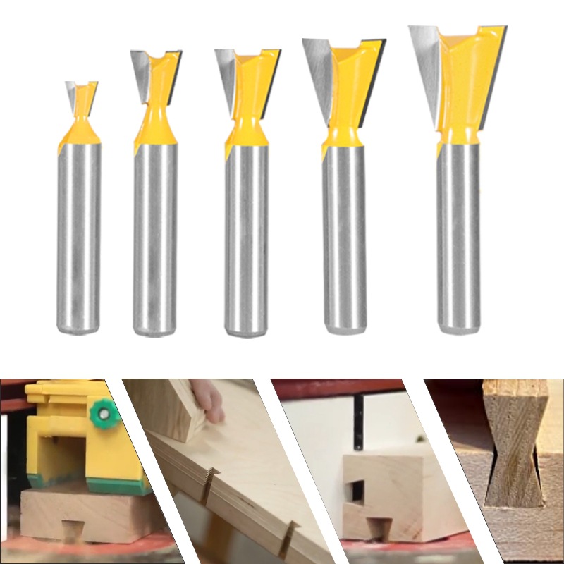 Wholesale router bits packed as a matched group with size labels