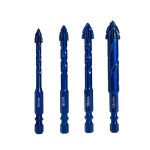 Staggered Flute Triangle Drill Bit, Sharp Wear-resistant Serrated Drill for Tile & Glass Drilling - Image 2