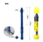 Staggered Flute Triangle Drill Bit, Sharp Wear-resistant Serrated Drill for Tile & Glass Drilling - Image 5