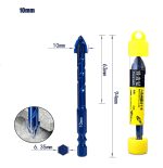 Staggered Flute Triangle Drill Bit, Sharp Wear-resistant Serrated Drill for Tile & Glass Drilling - Image 6