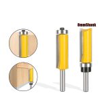 Woodworking trimmer cutter single bearing profile‑copy router bit for wood edge processing
