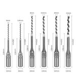 Hole router bits for clean and accurate wood hole drilling