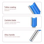 Straight carbide wood router bits set for grooving, slotting, and edge trimming