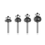 Tungsten Carbide Convex Round Router Bit, Edge Grooving Milling Cutter for Hidden Slots on Furniture and Plaques
