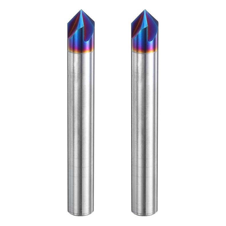 V Engraving Bit, Carbide Chamfer Woodworking Router Bit for Sign Letter Line Outline and Wood Carving (1) V engraving carbide woodworking router bit chamfer cutter for sign letter outline wood carving - Image 1