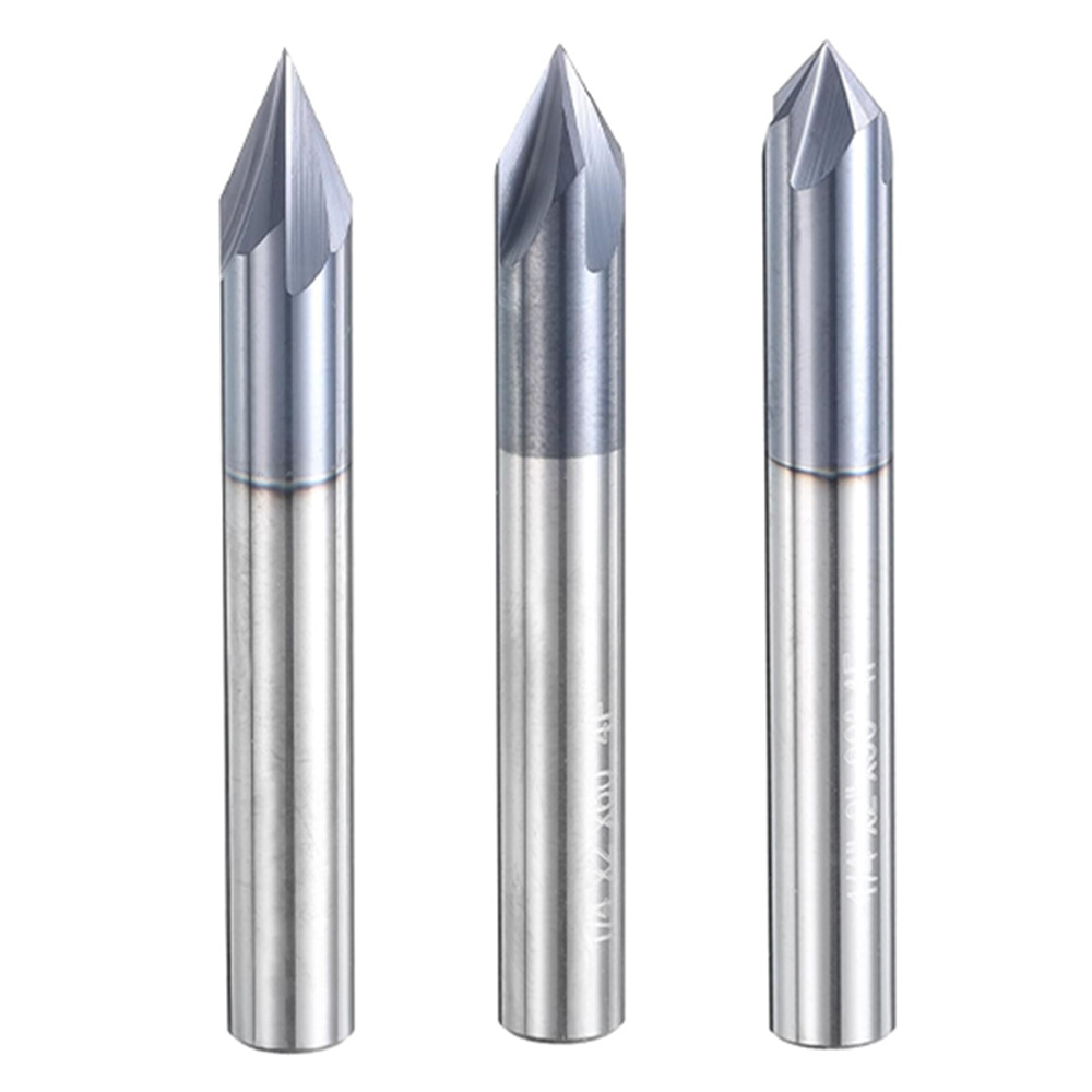 V engraving tungsten carbide woodworking router bit sheet grooving cutter for aluminum CNC engraving (1) V Engraving Bit, Tungsten Carbide Woodworking Router Bit, Sheet Grooving Cutter for Aluminum CNC Engraving - Image 1