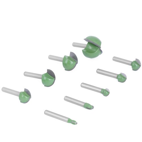 What Are Round Nose Bits Features, Functions and Woodworking Uses (1) 6mm Shank Round Nose Bits Semicircle Lace Relief Woodworking Router Bit for CNC Wood Engraving - Image 1