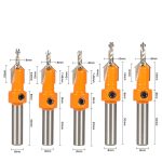 Wood Countersink Drill Bit, Taper Hole Alloy Tip Step Drill for Timber Self-tapping Screw Installation - Image 2