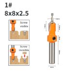 Wood Countersink Drill Bit, Taper Hole Alloy Tip Step Drill for Timber Self-tapping Screw Installation - Image 3