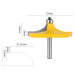 Cabinet Door & Handrail Router Bit, Table Edge Molding Cutter - Image 3