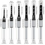 Wood Square Hole Drill Bit, Square Hole Cutter, Mortise Chisel Bit with Core for Woodworking Square Boring - Image 2