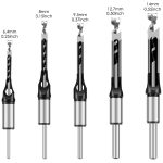 Wood Square Hole Drill Bit, Square Hole Cutter, Mortise Chisel Bit with Core for Woodworking Square Boring - Image 3