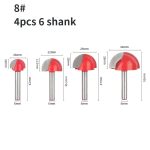 6mm Shank Carbide Ball Nose Round Nose Lace Woodworking Router Bit for Round Nose Bits - Image 4