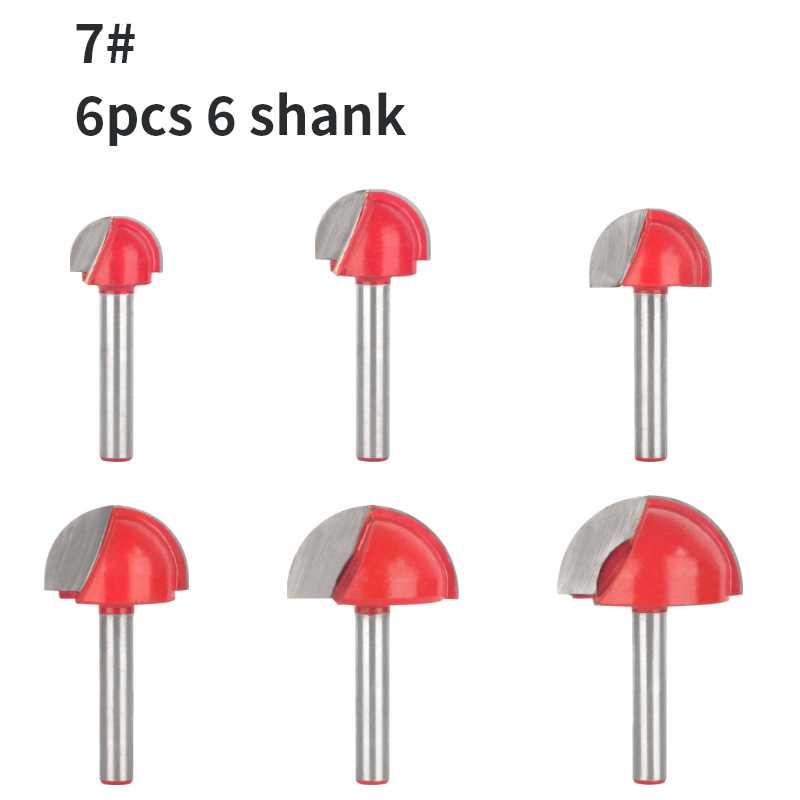 RouterBit routerbit_f50e84f9.jpg 6mm Shank Carbide Ball Nose Round Nose Lace Woodworking Router Bit for Round Nose Bits - Image 1