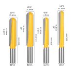 12mm Shank Extended Deep Round Bottom Router Bit, U-Slot & Double Arc Cutter - Image 4