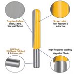 12mm Shank Extended Deep Round Bottom Router Bit, U-Slot & Double Arc Cutter - Image 2