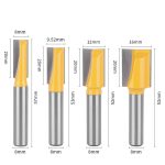 8mm Shank Bottom Cleaning Router Bit Set, 4 PCS - Image 3